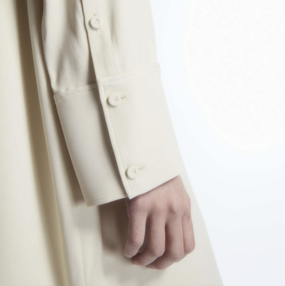 COS NWT Fluid Twill Shirt Dress - Picture 3 of 7